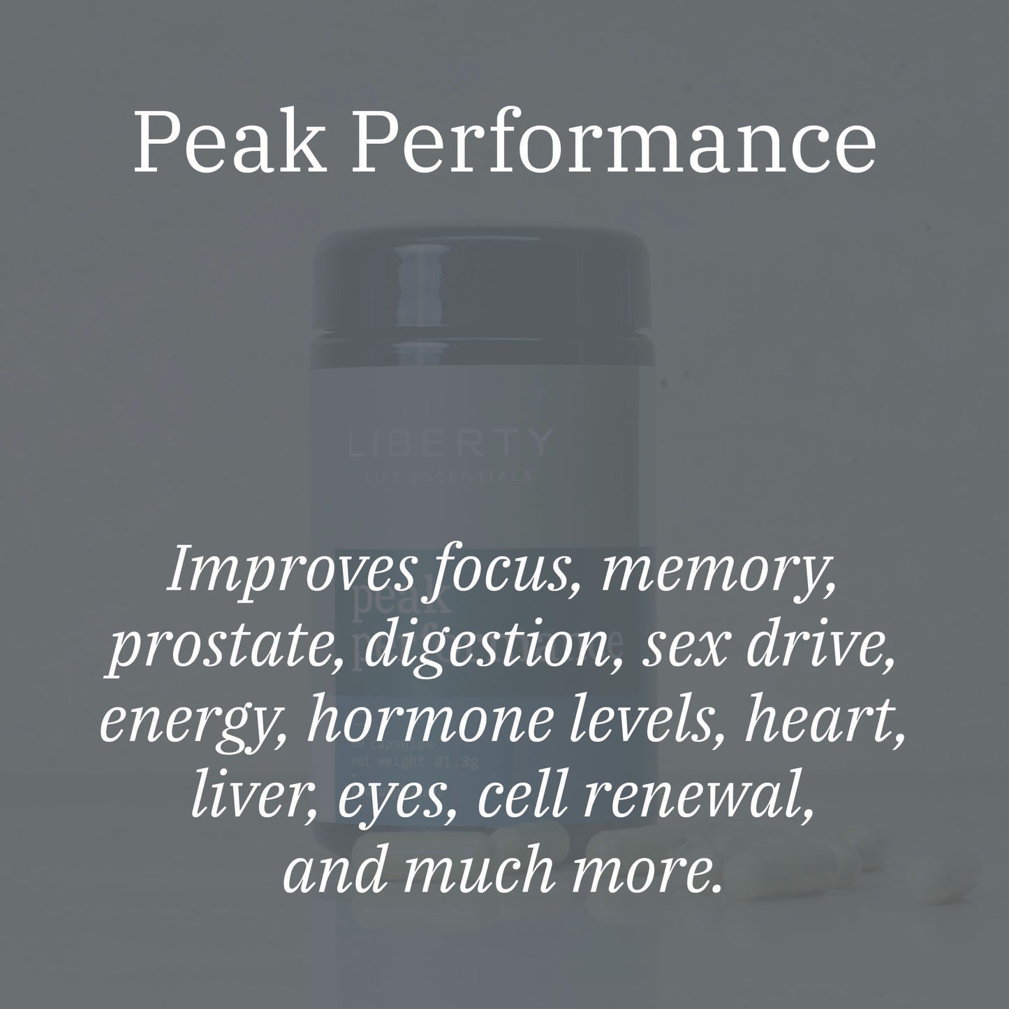 
                  
                    Peak Performance (Adults)
                  
                